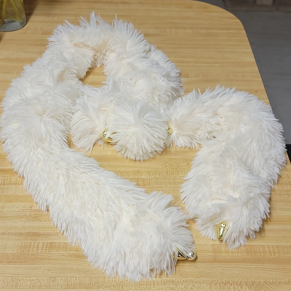 White Women's Scarf - Picture 1 of 3